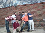 Troupe posing