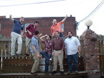 Troupe on the fence